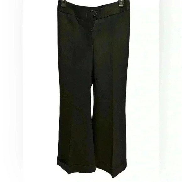 Women’s Mikai Black Wool Wide Leg Pants- Size 4 - Picture 1 of 4
